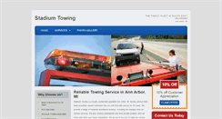 Desktop Screenshot of annarbortowingservice.com